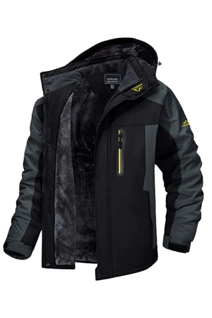 Wasserdichte Winterjacke Herren Fleece Isolierung