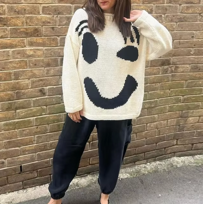Übergröße Strickpullover Baumwolle Bequem