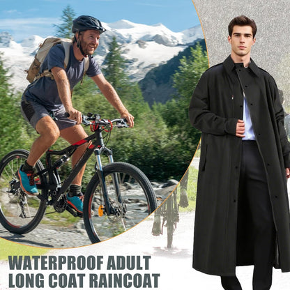 Wasserdichter Regenmantel Lang Damen - IdealeKleiden