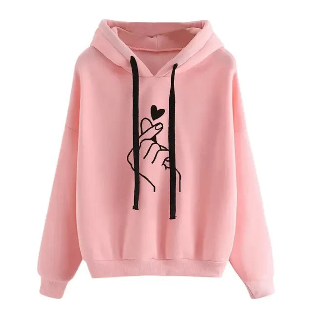 Kapuzenpullover Damen Mode Oversized