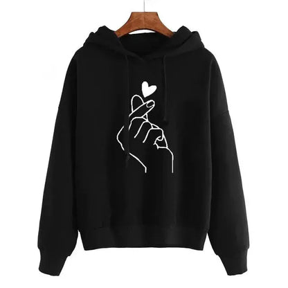 Kapuzenpullover Damen Mode Oversized - IdealeKleiden