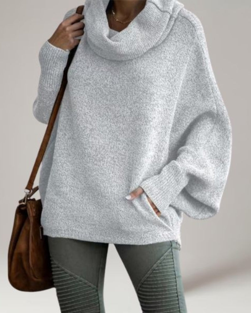 Stylische Stehkragen-Pullover Damen