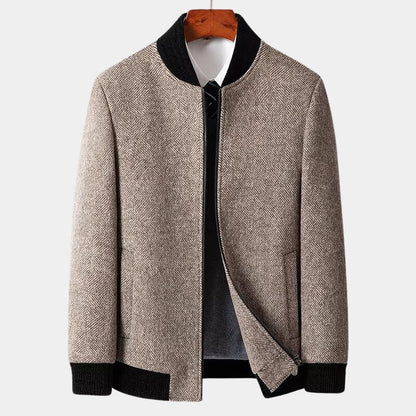 Elegante Herren Winterjacke Schwarz