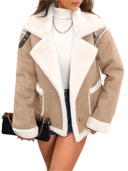 Elegante Damenwinterjacke TeddyLook
