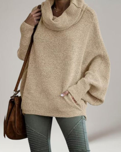 Stylische Stehkragen-Pullover Damen