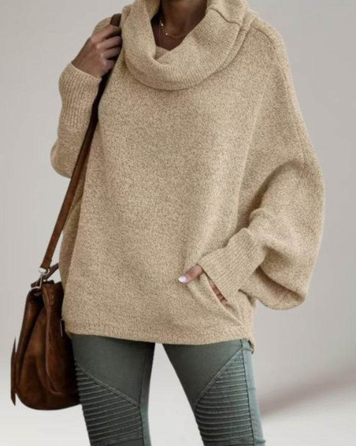 Stylische Stehkragen-Pullover Damen