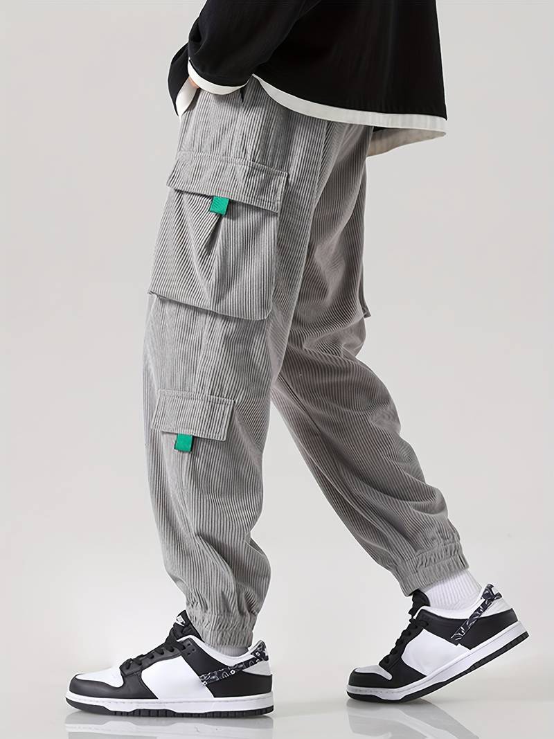 Herren Cargohose Lässig Vieltaschen