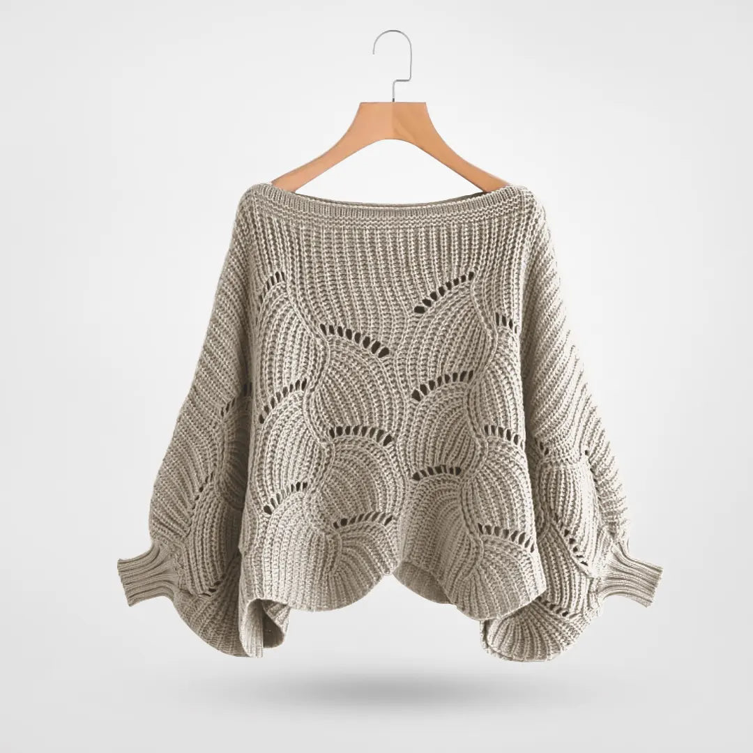Weicher Batwing Pullover Damen Sweater - IdealeKleiden