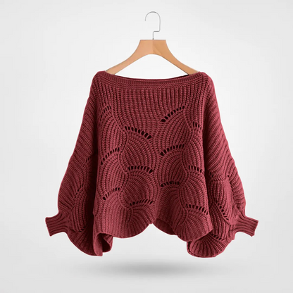 Weicher Batwing Pullover Damen Sweater