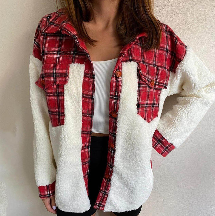Weiche Fleece Jacke Damen Nia