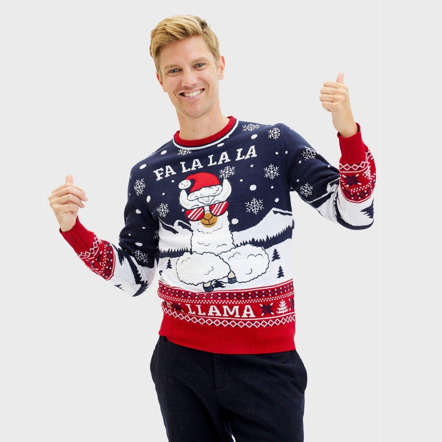 Stylisches Llama Sweatshirt Herren - IdealeKleiden