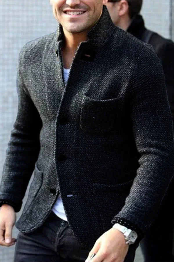 Herren Strickjacke Retro Style