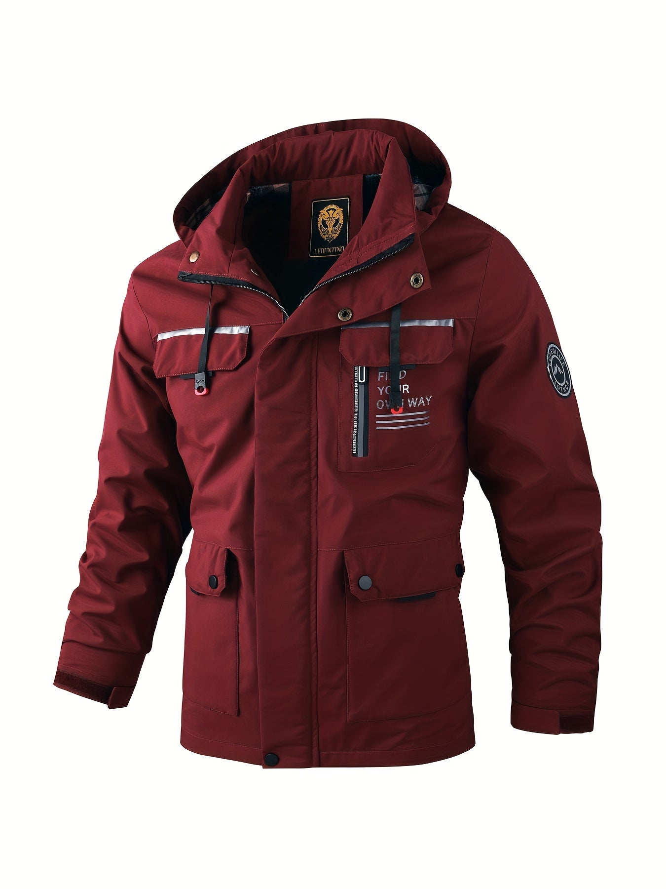 Praktische Herrenjacke Outdoor Kapuze