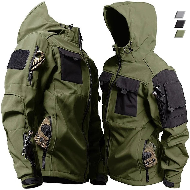 Herren Taktische Outdoor-Jacke Funktional - IdealeKleiden