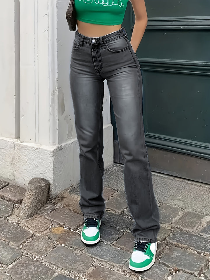 Frauen Straight-Jeans Modern Style