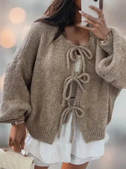 Weicher Strickcardigan Damen Bequem Stilisch