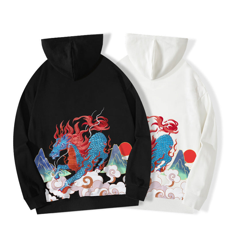 Stylische Hoodie Drachen Design - IdealeKleiden