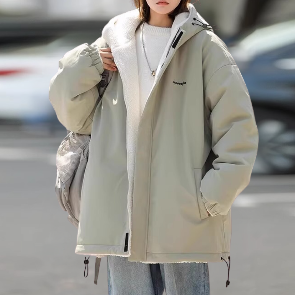 Damen Winterjacke Warm Wendbar
