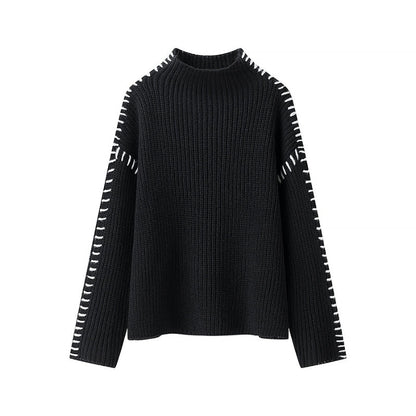 Weiche Strickpullover Damen Elegant Comfort