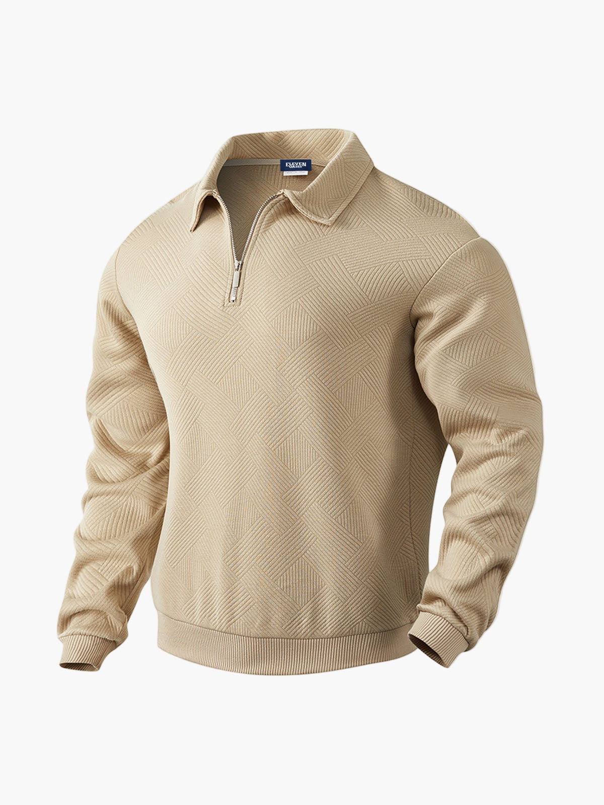 Stylisher Halbzip-Pullover für Männer