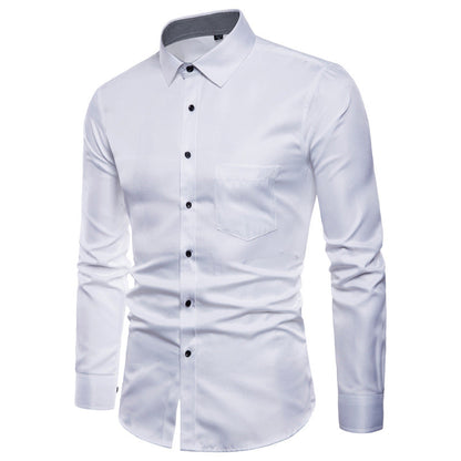 Herren Hemd Slim Fit Modern Satin Qualität