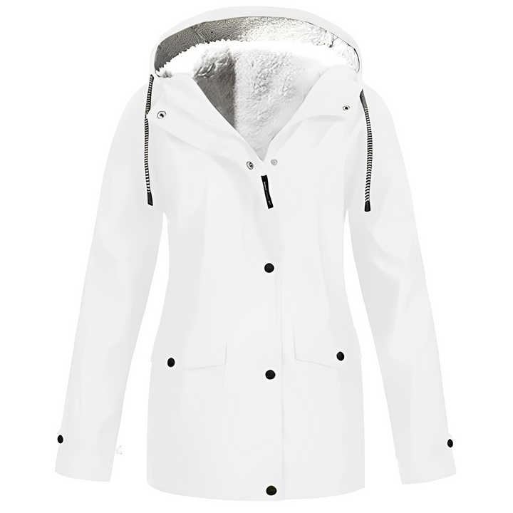 Warmes Winterkleid Damen Fleece Mantel Outdoor