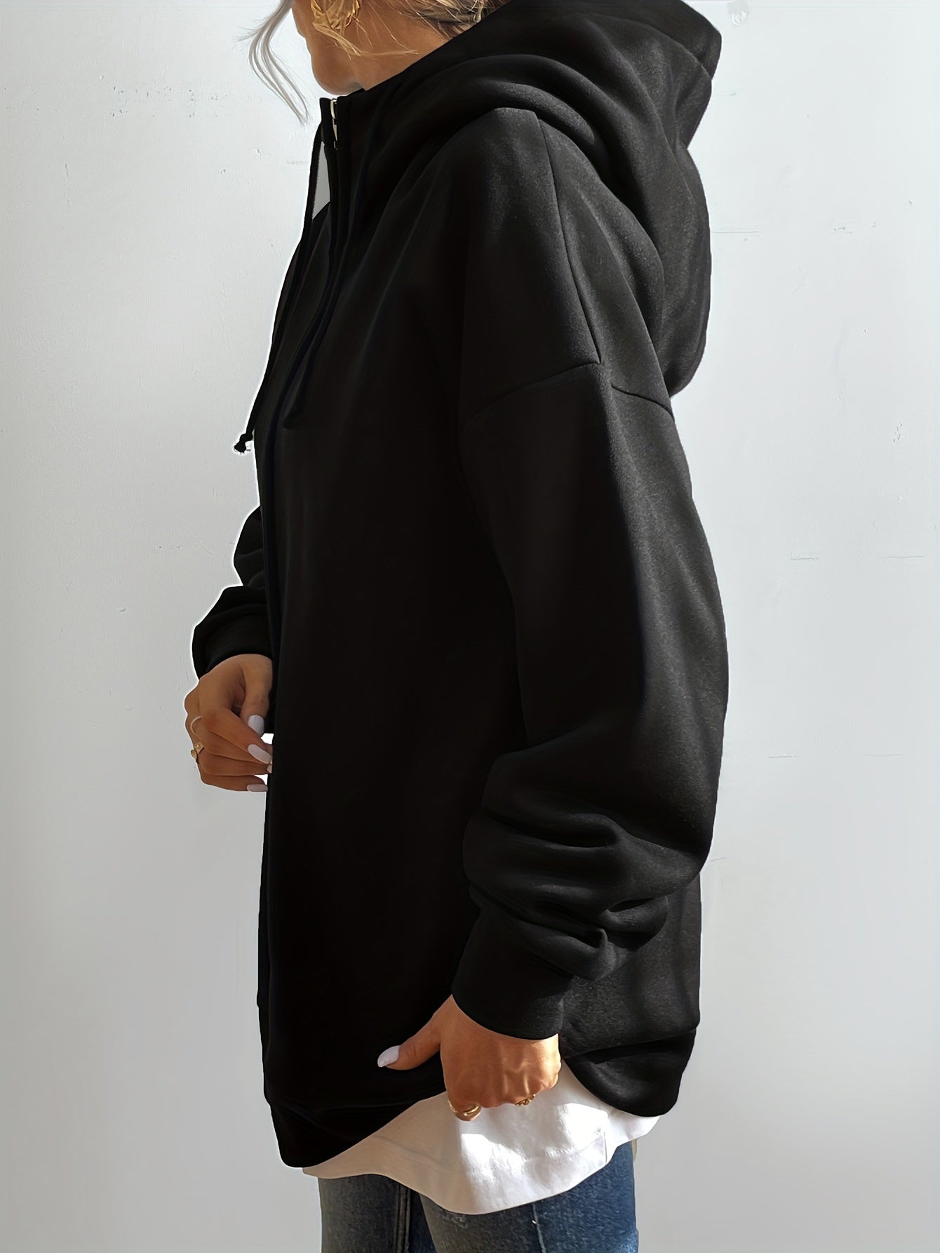 Sportliche Kapuzenjacke Bequem - IdealeKleiden
