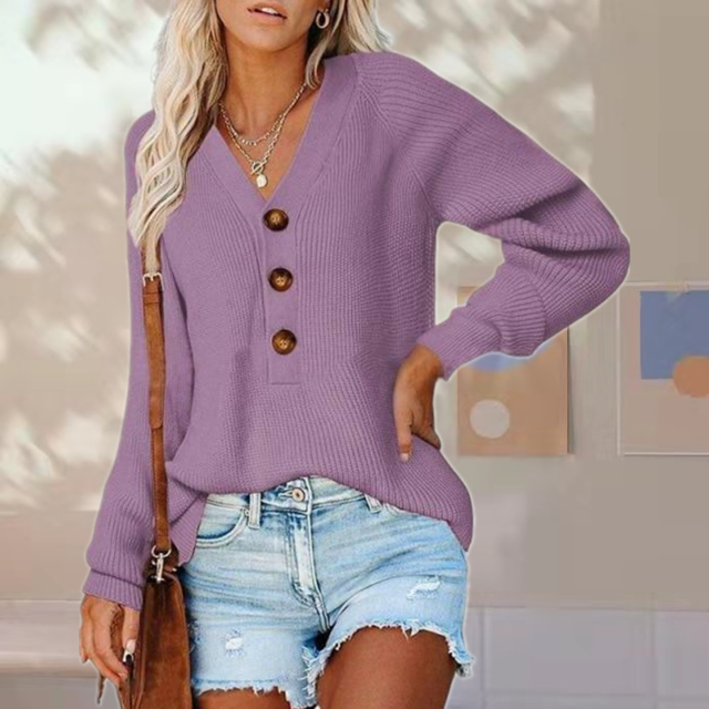 Bequemer Strickpullover Lässig Modern