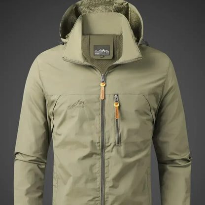 Wasser- und Winddichte Herren Outdoorjacke Regenjacke