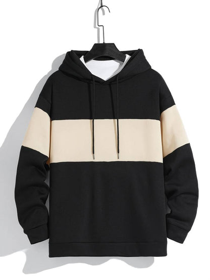 Herren Pullover Lässig Kapuze Langarm