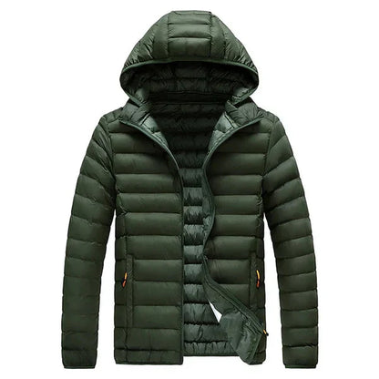 Wasserdichte Herrenjacke Lang Reißverschluss