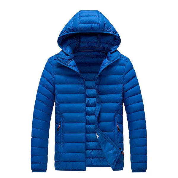 Wasserdichte Herrenjacke Lang Reißverschluss