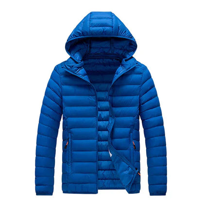 Wasserdichte Herrenjacke Lang Reißverschluss