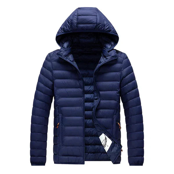 Wasserdichte Herrenjacke Lang Reißverschluss