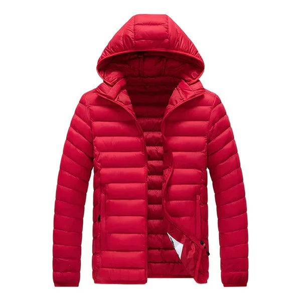 Wasserdichte Herrenjacke Lang Reißverschluss