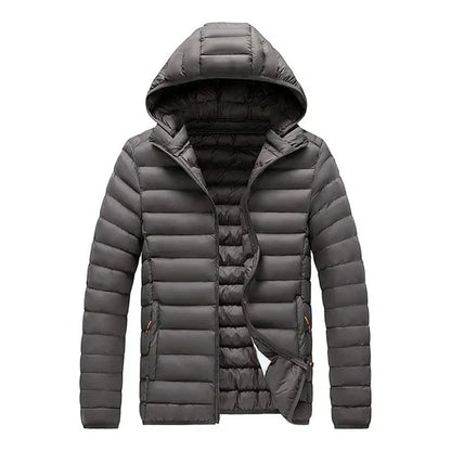Wasserdichte Herrenjacke Lang Reißverschluss