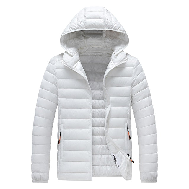 Herren Winterjacke Leicht Gepolstert Isoliert
