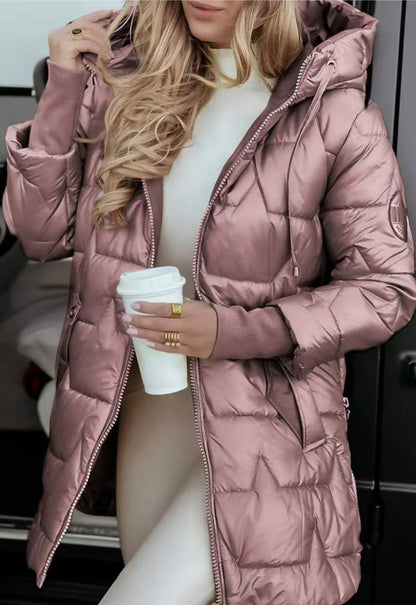 Elegante Daunenjacke Damen Winter
