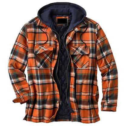 Herren Flanelljacke Karo Muster Casual Style