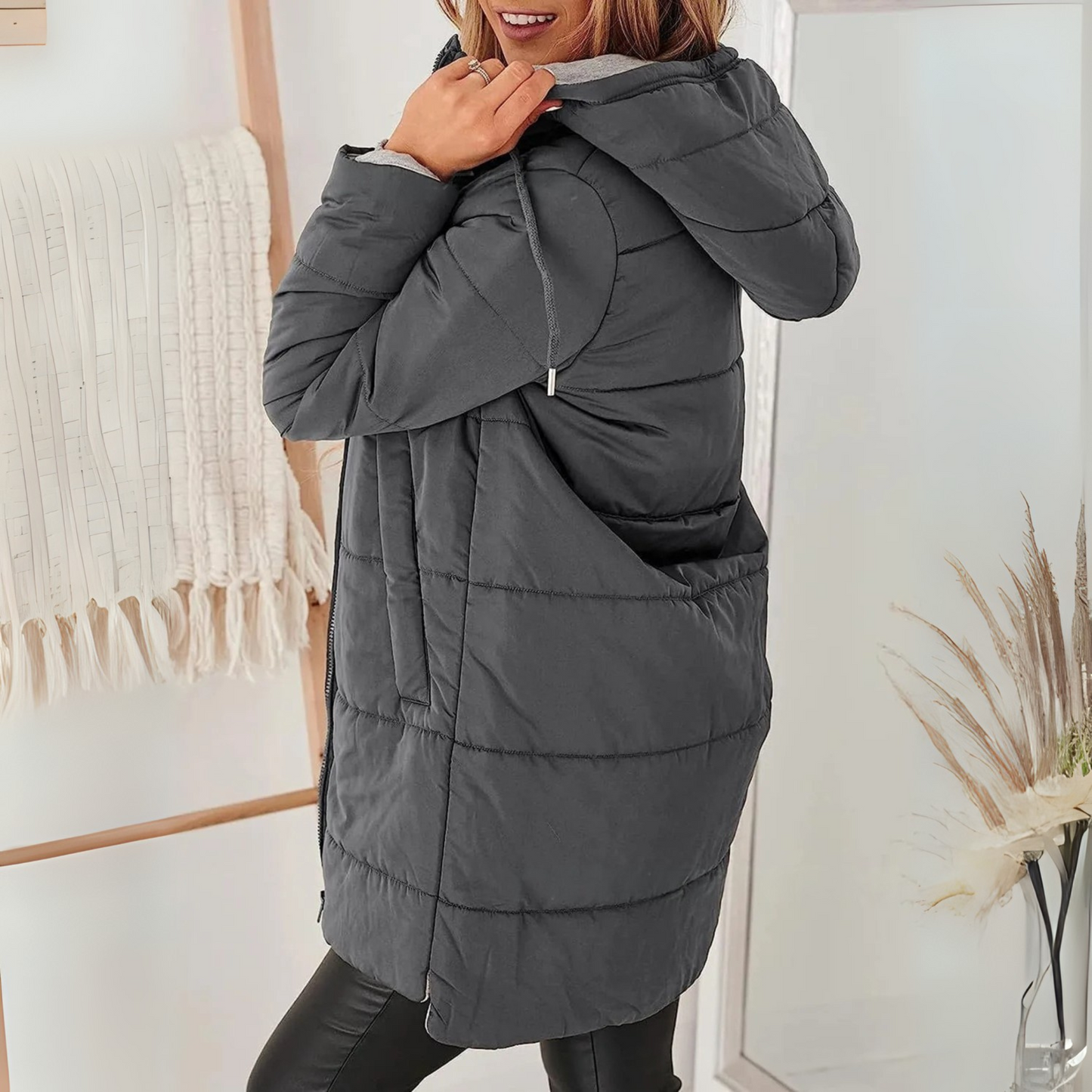 Leichte Winterjacke Mit Kapuze