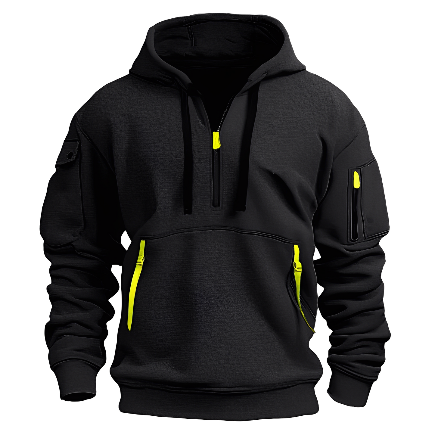 Bequemer Herren Hoodie mit Reißverschluss