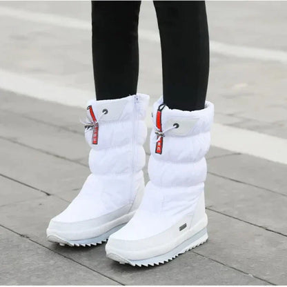 Winterstiefel Damen Schnee Schwarz