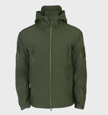 Wasserdichte Herren Winterjacke Schwarz