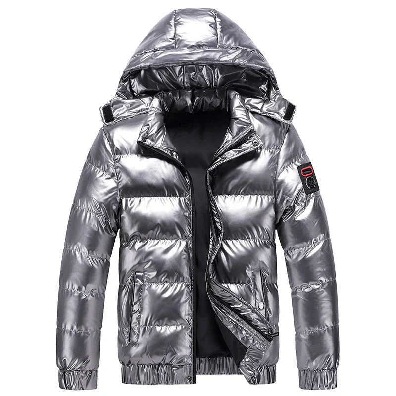 Herren Outdoorjacke Wetterfest Isoliert - IdealeKleiden