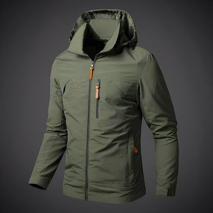 Praktische Wanderjacke für Männer mit Kapuze