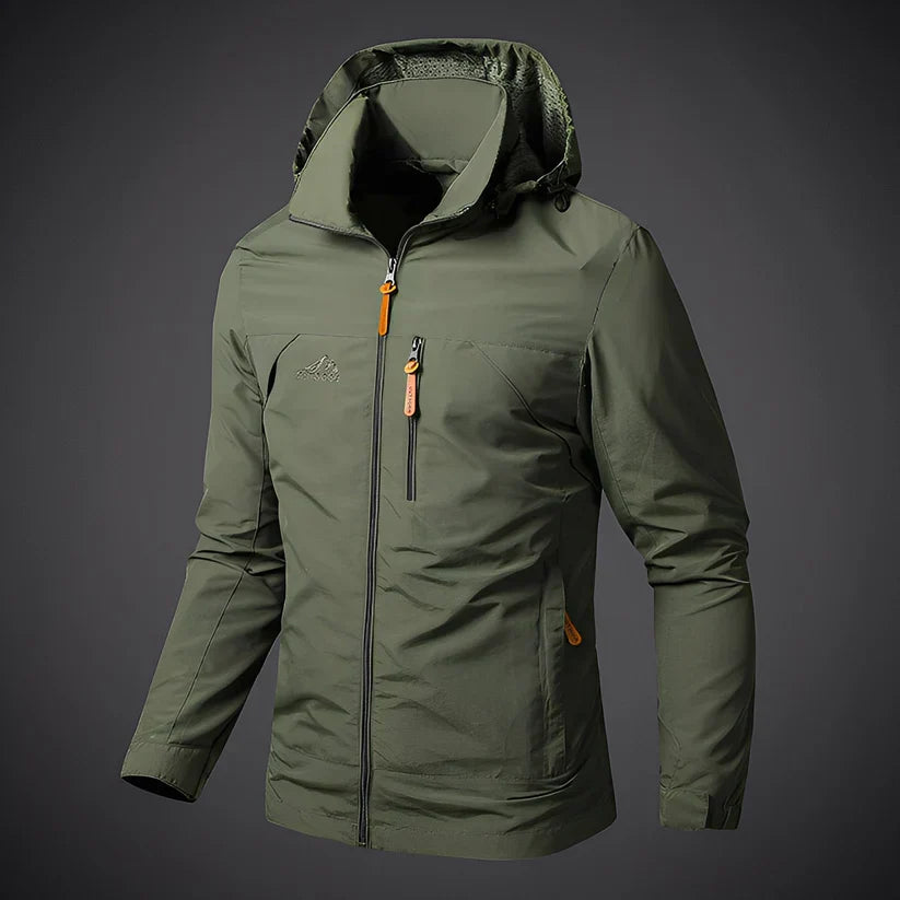 Herren Freizeitjacke Mit Kapuze Sportlich