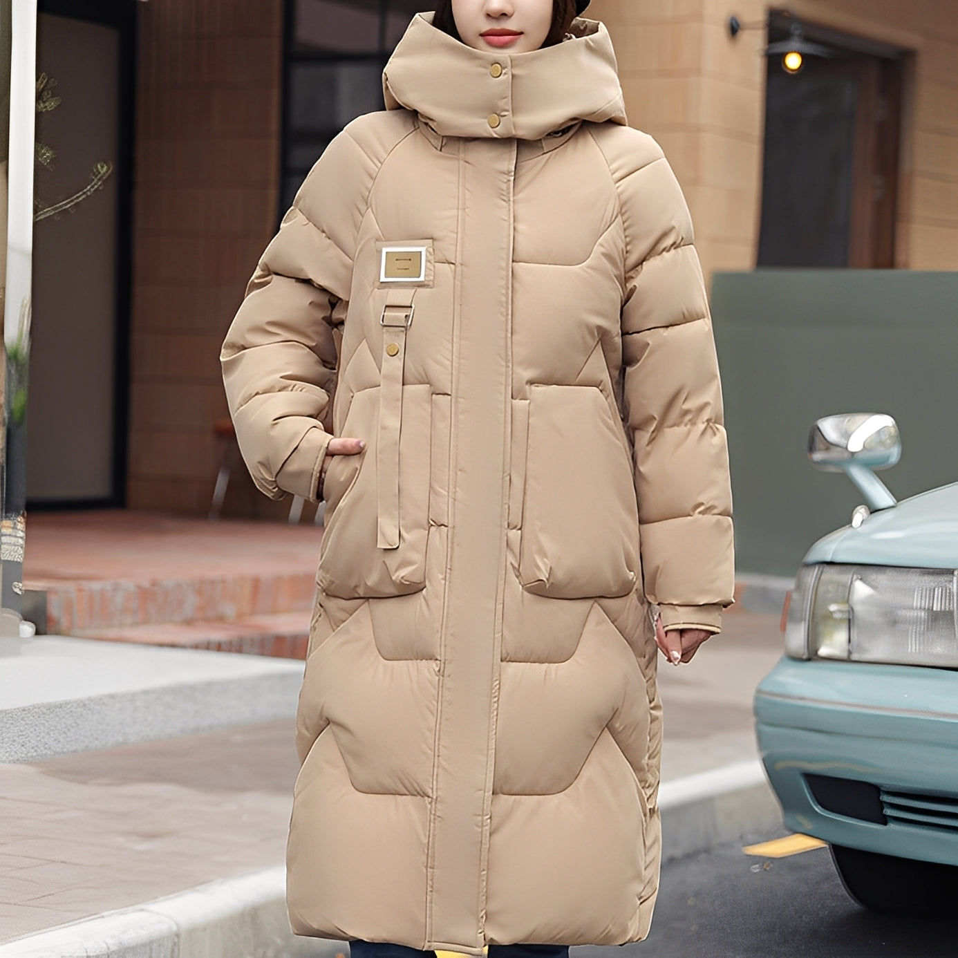 Modische Damen Hoodie Lange Jacke Trends