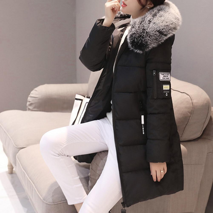 Warme Damen Winterjacke Wasserabweisend
