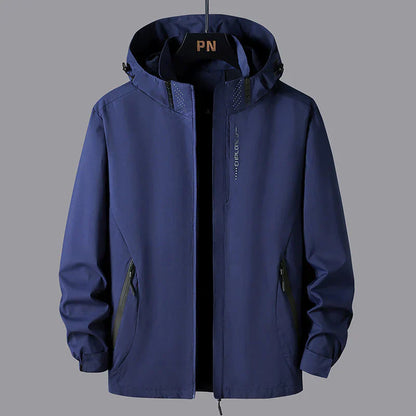 Stylische Unisex-Regenjacke mit Kapuze