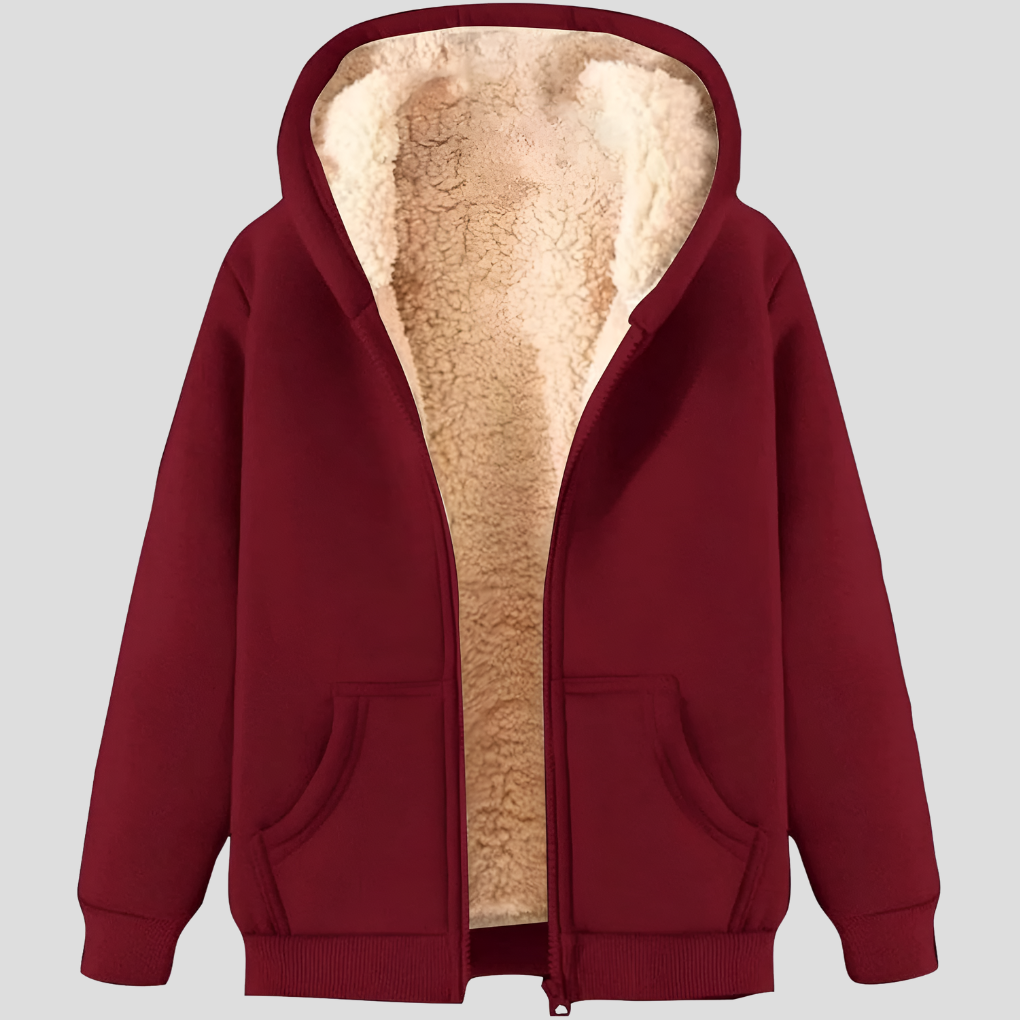 Warmes Fleece-Hoodie für Herren Winter